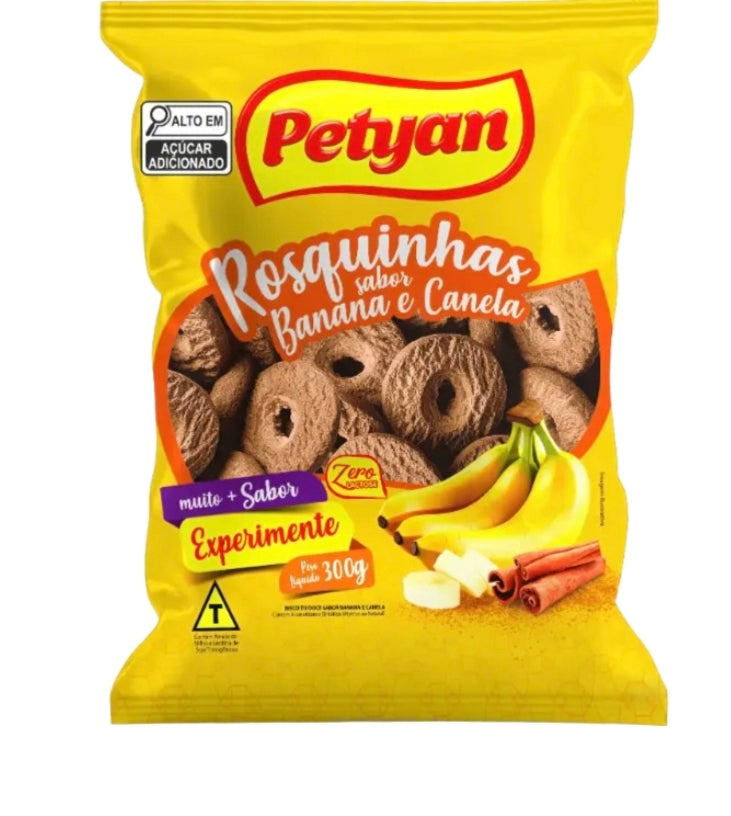 Rosquinha de banana e canela 300g