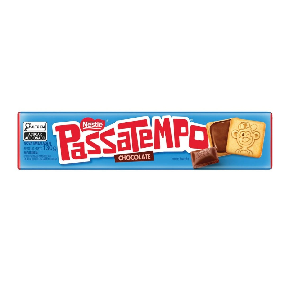 Passatempo de chocolate 130g