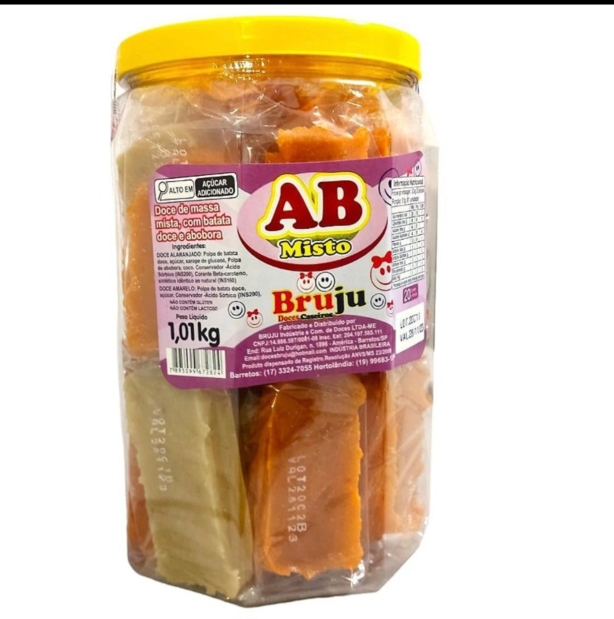 Doce Misto de Batata Doce e Abóbora