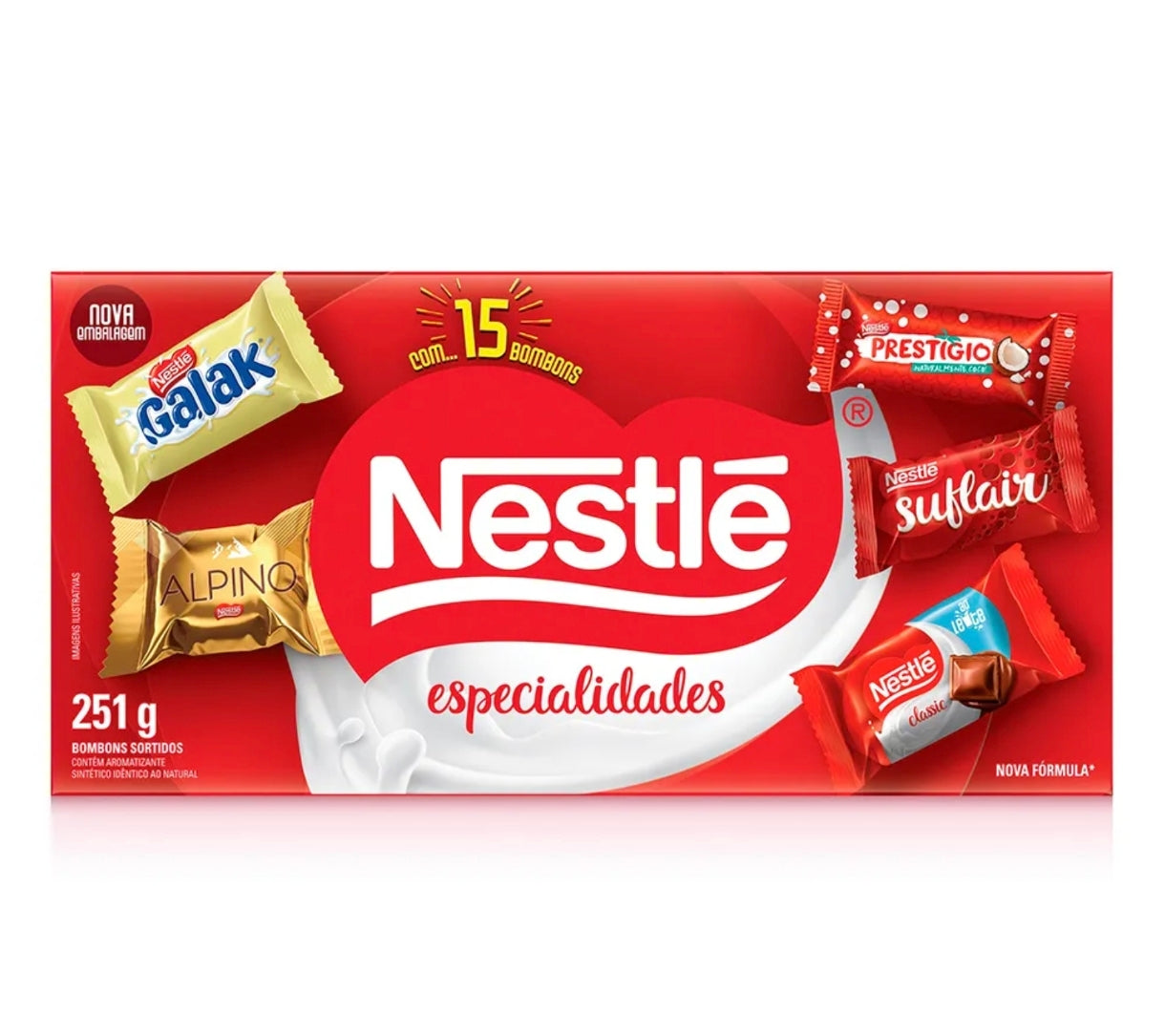 Caixa de Bombom Nestlé 251g