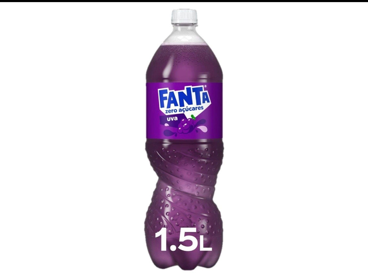 Fanta Uva Zero Açúcar 1,5L
